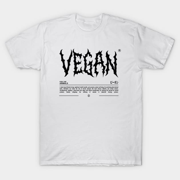 Edgy Vegan T-Shirt by PauEnserius